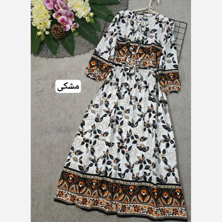 لباس ساحلی زنانه نخی مدل مهدیس فری سایز خنک ضد تعریق
