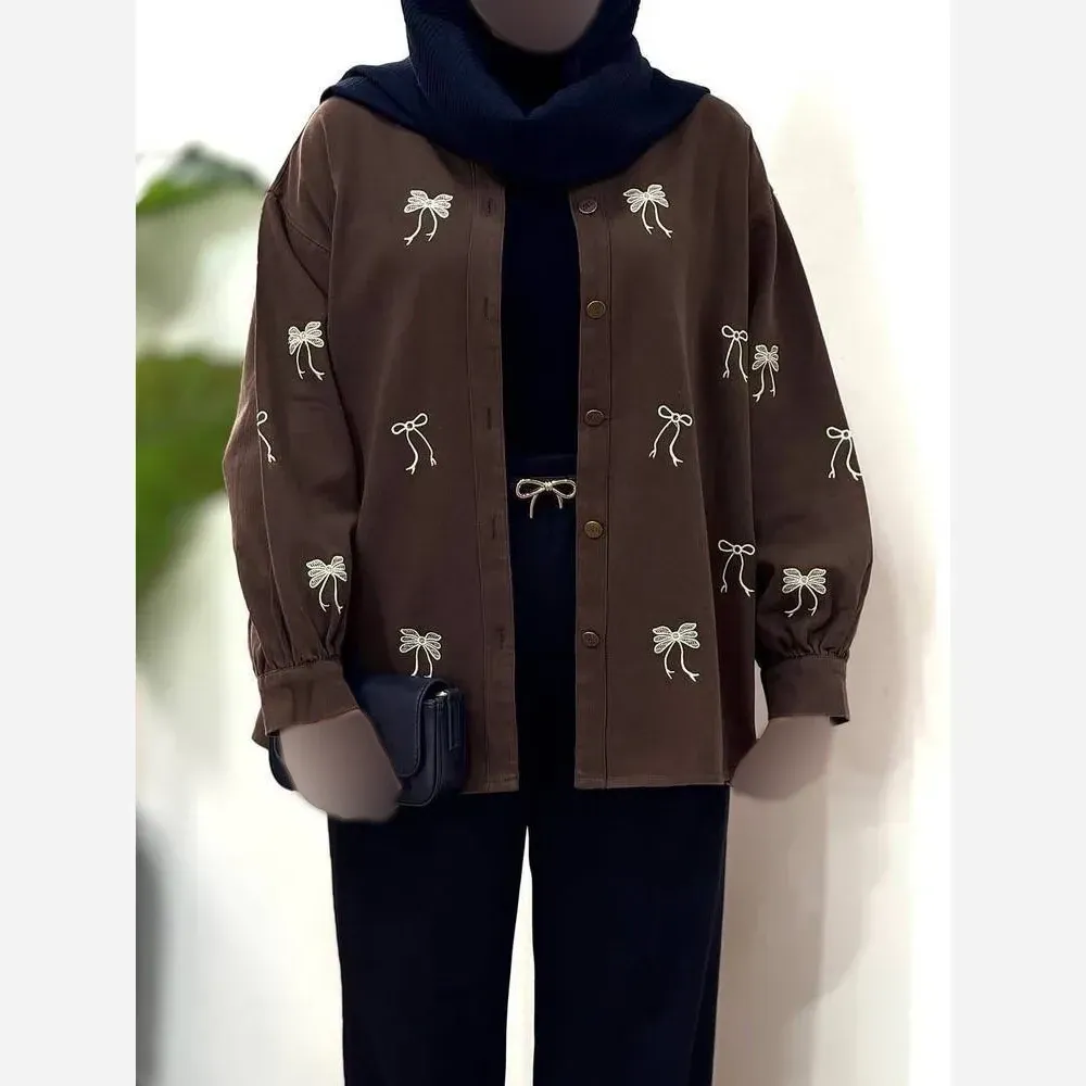 شومیز مانتویی لنین درجه یک زنانه مدل قاصدک رنگ بندی متنوع