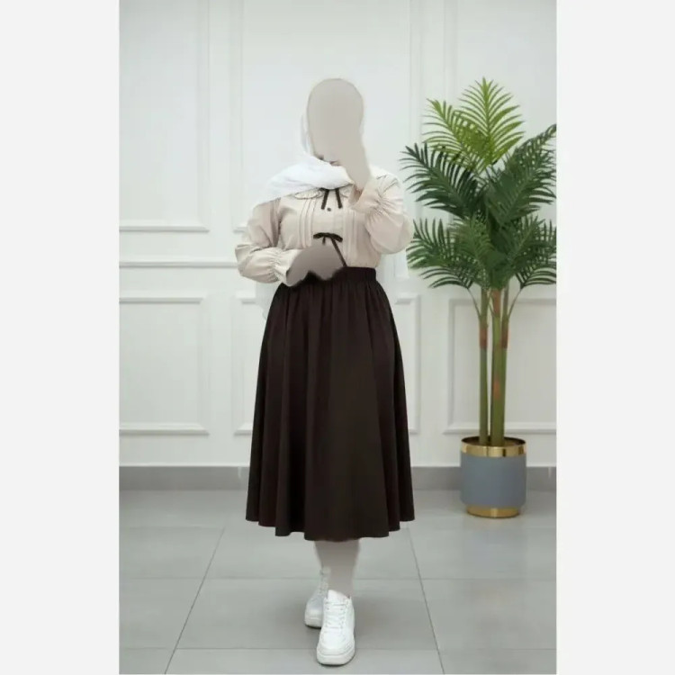 ست شومیز دامن لنین زنانه سایز 38 تا 46