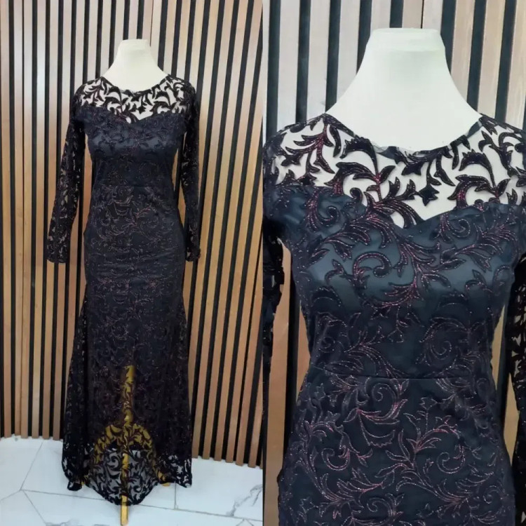 ماکسی مجلسی فلوک مخمل شاین قد 160