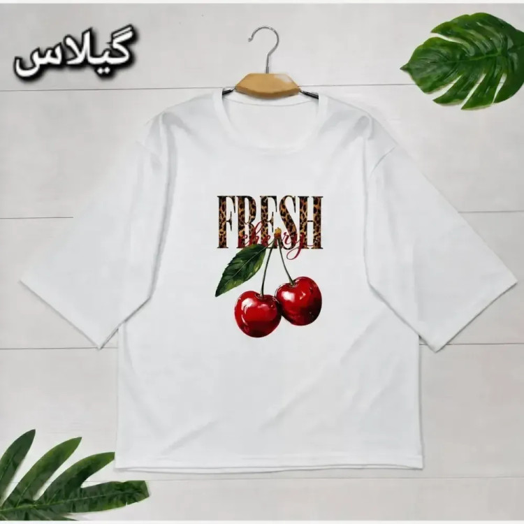 تیشرت تابستانه پنبه گلکسی فری سایز