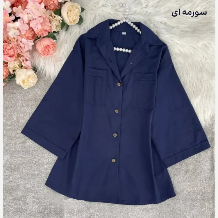 شلوار نیم بگ جین زنانه درجه یک پشت کش قد 105