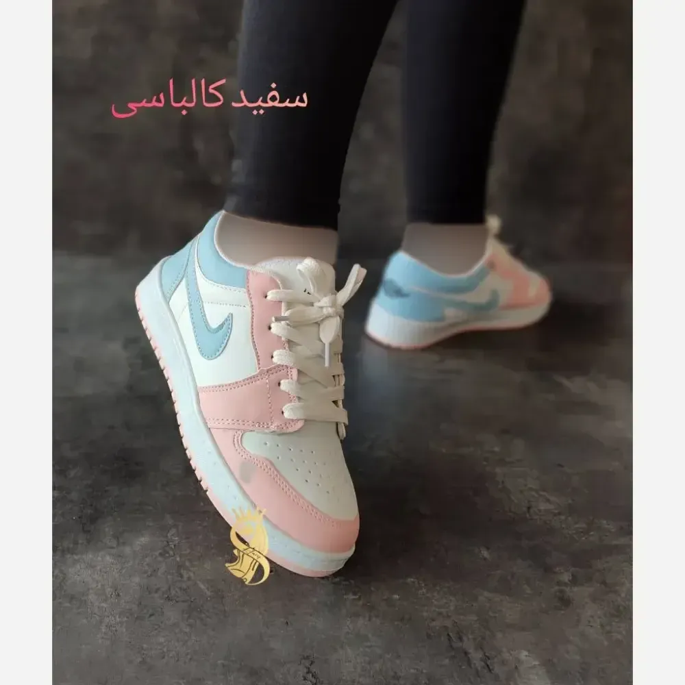 کتونی ونس نایک مدل جردن رویه چرم حوله ای رنگ بندی متنوع