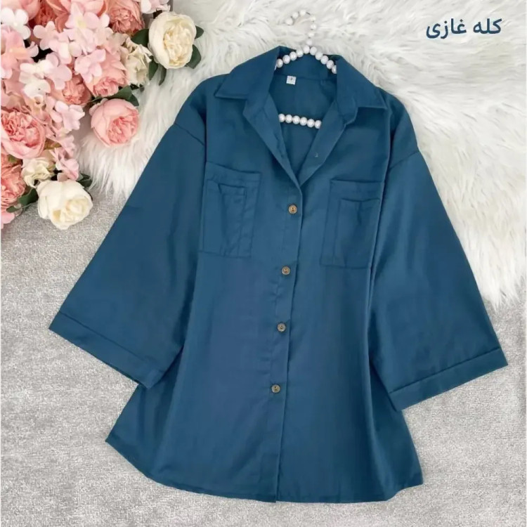 شومیز باکسی جیب دوبل داکرون زنانه (2)