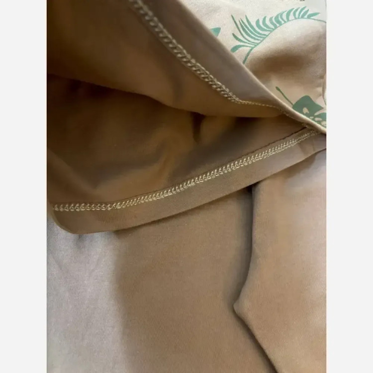ست تیشرت و شلوارک بچگانه طرح برگ سوپر پنبه سایز 40 تا 55