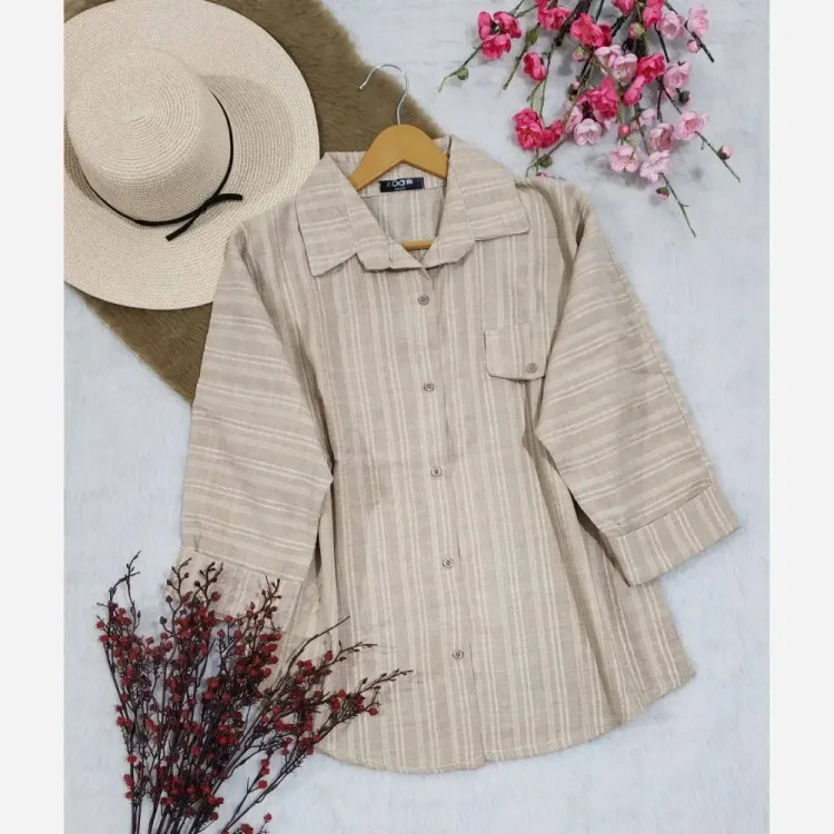 شومیز مانتویی کیمونو شانتون فری سایز 38 تا 48