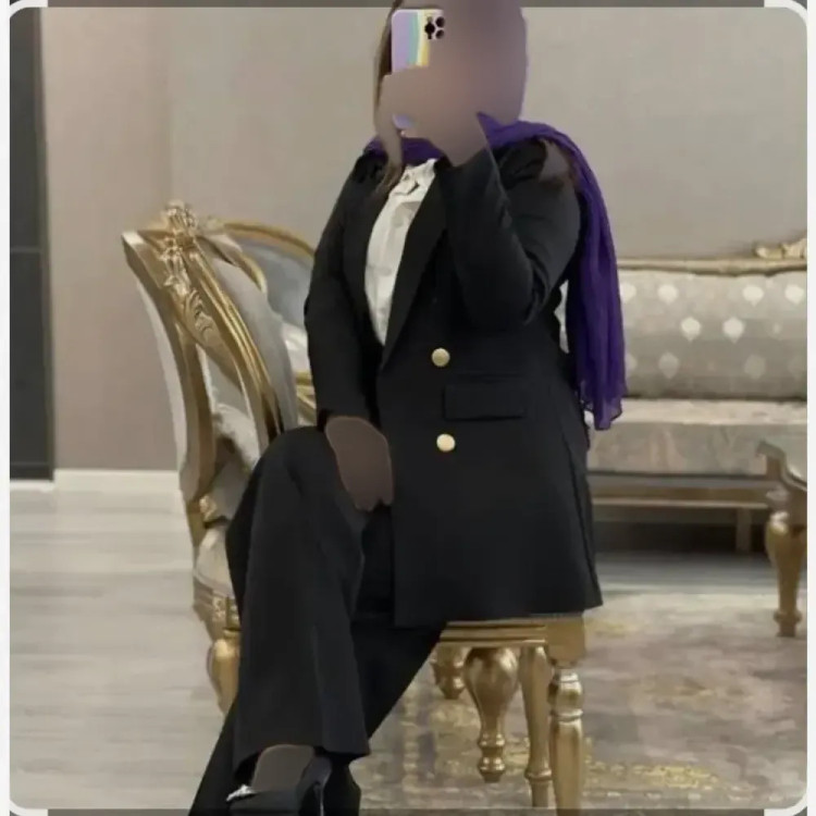 کت شلوار زنانه مزونی دبل مازراتی رنگ مشکی