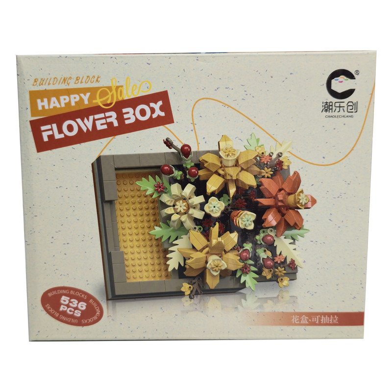 ساختنی 536 تکه مدل جعبه گل طرح Wild Flowers کد 7373
