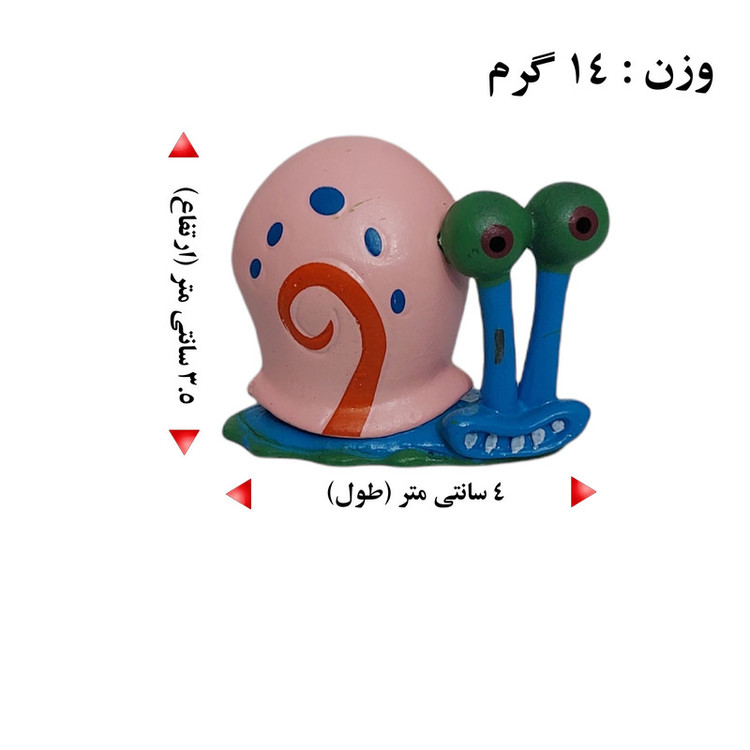 فیگور مدل باب اسفنجی کد 8-2BAB مجموعه 8 عددی