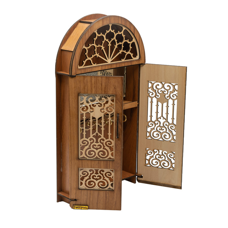 جاکلیدی پتیکو مدل پنجره سنتی آینه دار
