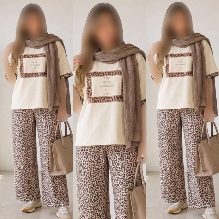 تیشرت و شلوار زنانه المیرا