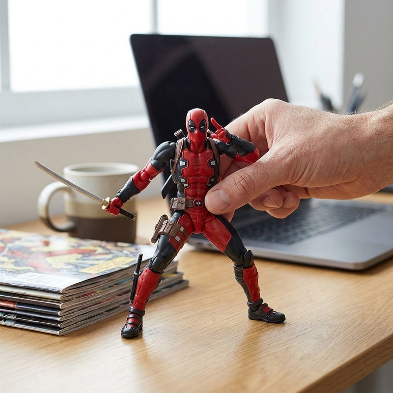 اکشن فیگور آمیزینگ یاماگوچی مدل ددپول وید ویلسون طرح Deadpool1