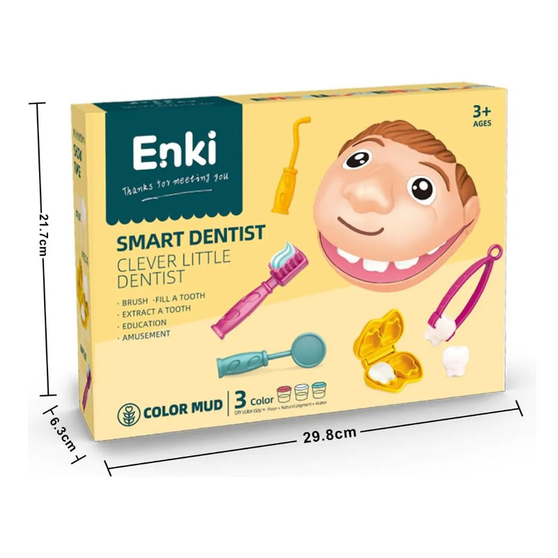 خمیر بازی مدل ست دندان پزشکی طرح Smart Dentist کد EK6024