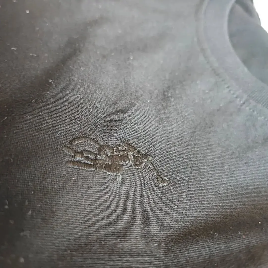 تیشرت بچگانه مشکی نخی طرح پولو و نایک اسپرت دخترانه و پسرانه