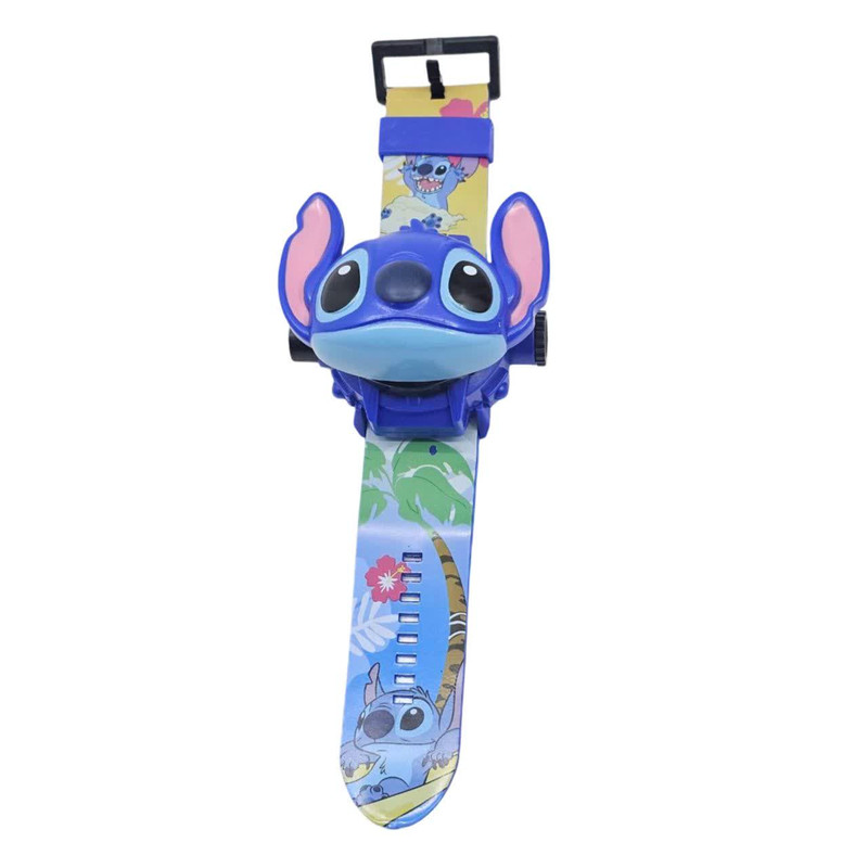 ساعت مچی دیجیتال بچگانه مدل استیچ پروژکتوری 24 طرح کارتونی Stitch