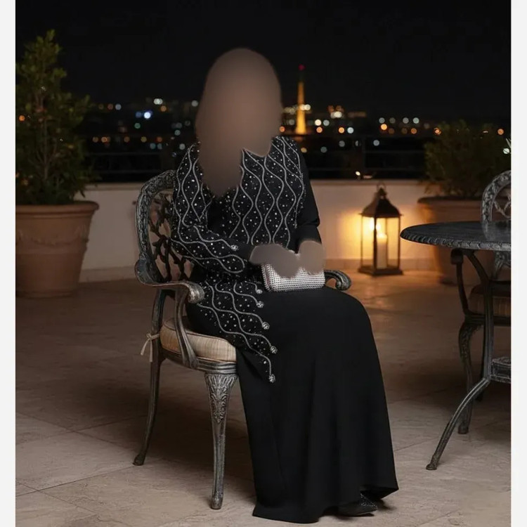 ماکسی مجلسی زنانه کرپ دالقیچ رنگ مشکی