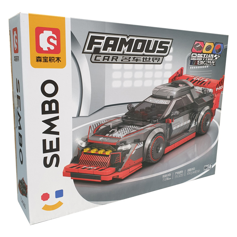 ساختنی 328 تکه سیمبوبلاک مدل Famous car کد 714560