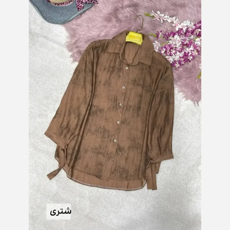 شومیز زنانه گازوئیلی گونای فری سایز 38 تا 48