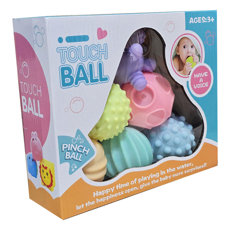 جغجغه مدل توپ فضایی طرح Touch Ball کد TB1 مجموعه 6 عددی