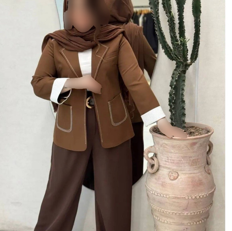 کت زنانه آستین دیپلمات