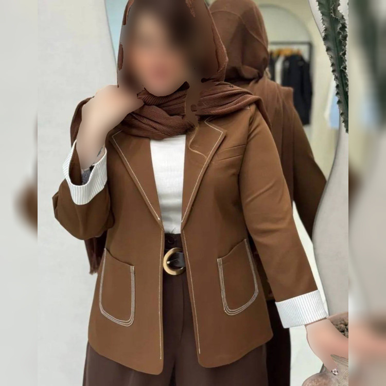 کت زنانه آستین دیپلمات