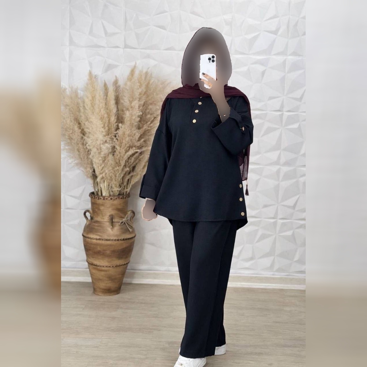 تیشرت شلوار زنانه شانتون کوک دوزی شده