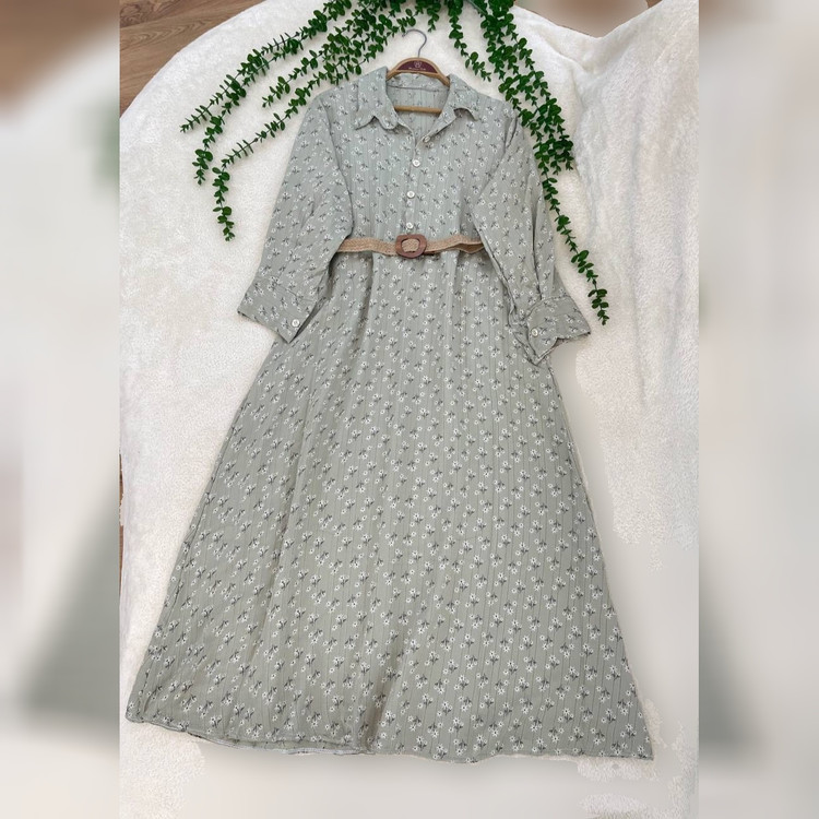 پیراهن ساحلی مدل جان جنس کاملس سه نخ گرم بالا