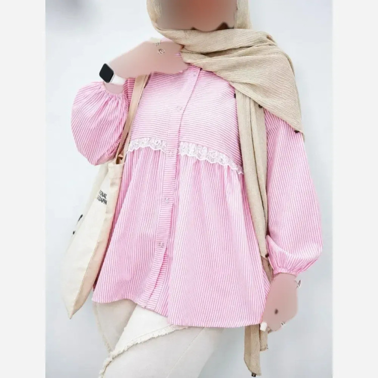 مانتو عروسکی شاهزاده لنین نخ خرج کار گیپوری فری سایز