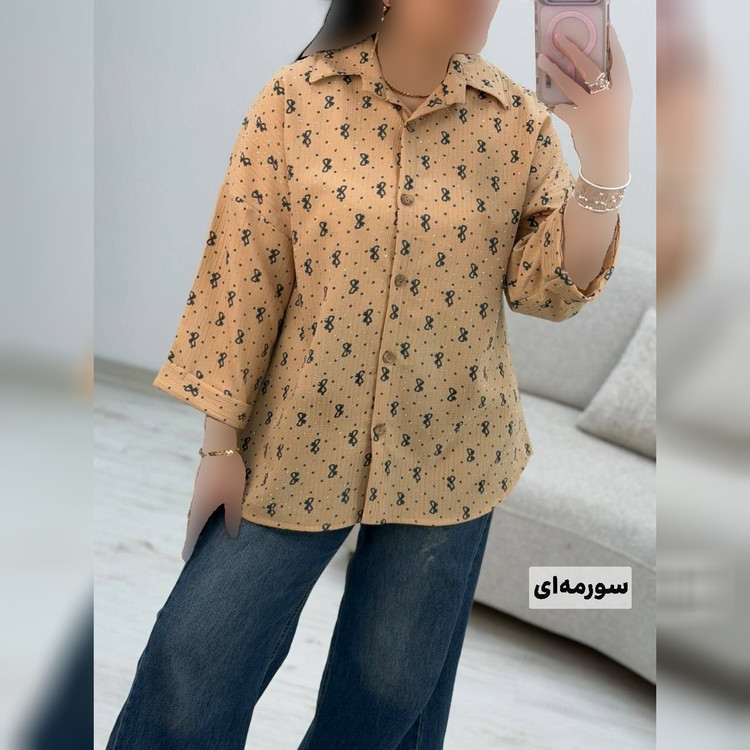 شومیز راه راه زنانه - 7723