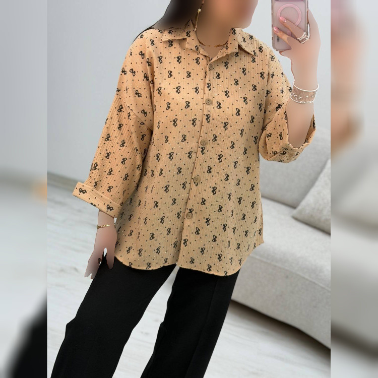 شومیز راه راه زنانه - 7723