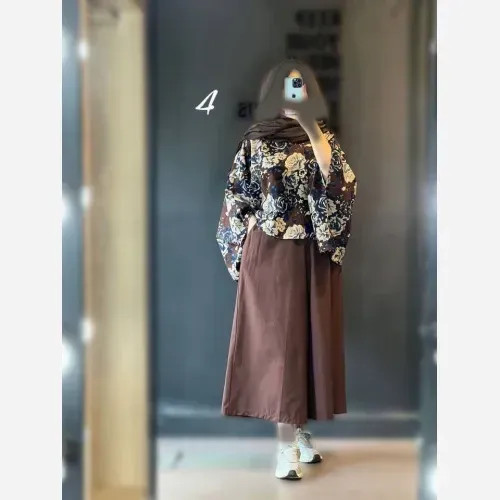 ست دوتکه زنانه مدل دلناز جنس لینن درجه یک سایز 36 تا 46