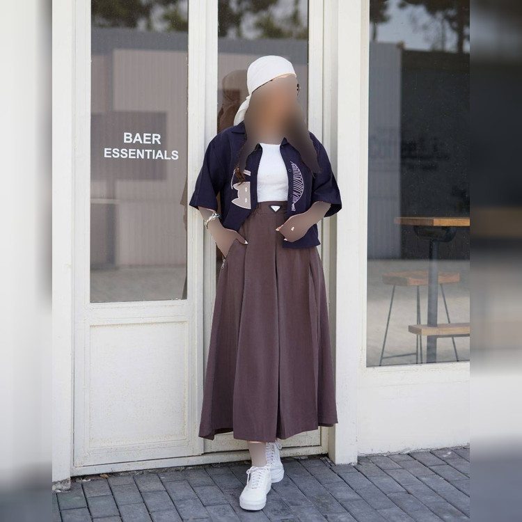 شومیز زنانه اسپرت مدل گل دوزی گربه کد 6065