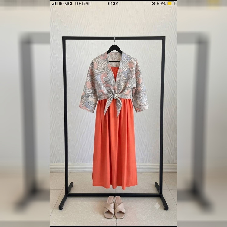شومیز و پیراهن زنانه ساحلی تابستانه فری سایز