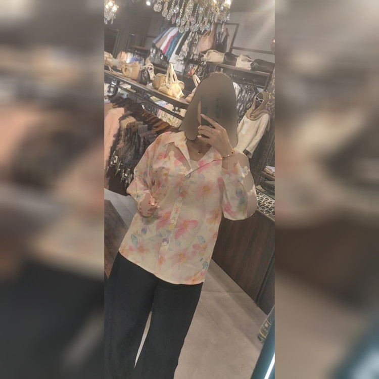 شومیز زنانه مدل ارام داکرون چاپی ارسال فوری