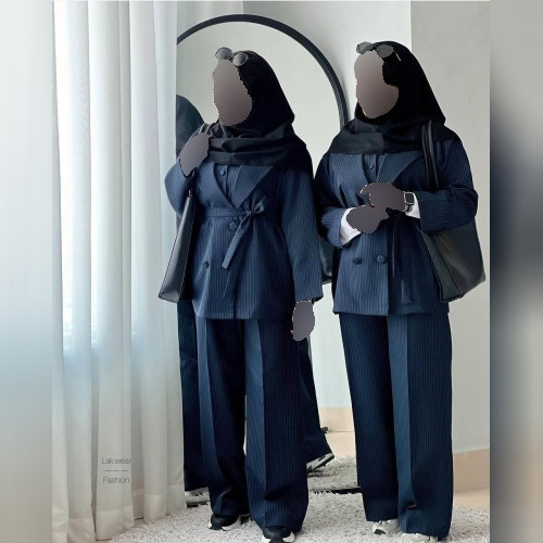 کت و شلوار و ژیله زنانه سایز 36 تا 46 فری سایز اداری و دانشجویی