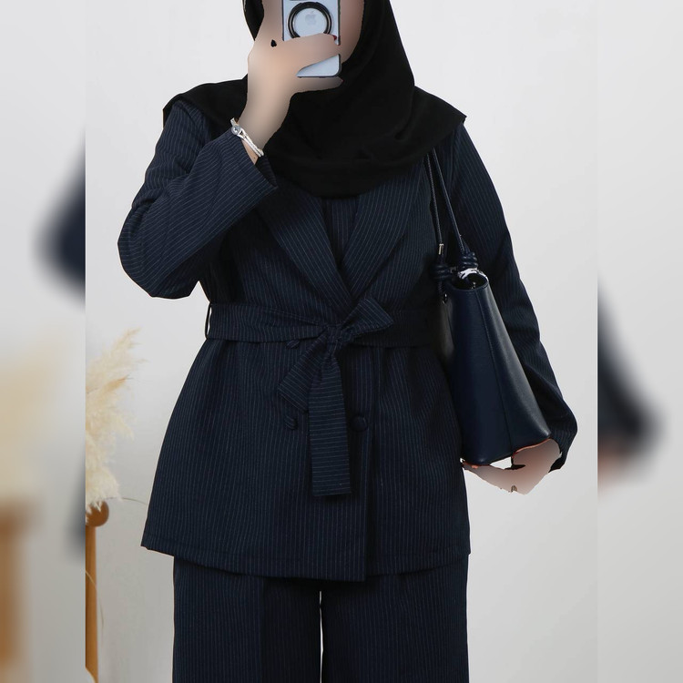 کت و شلوار و ژیله زنانه سایز 36 تا 46 فری سایز اداری و دانشجویی