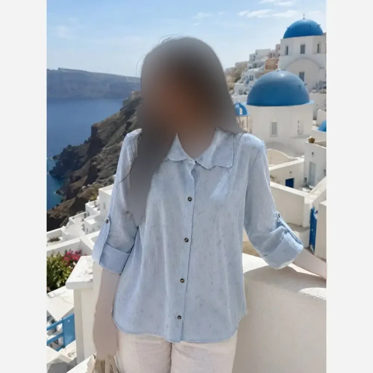 شومیز زنانه مدل میو میو جنس سوپر آیراش فری سایز