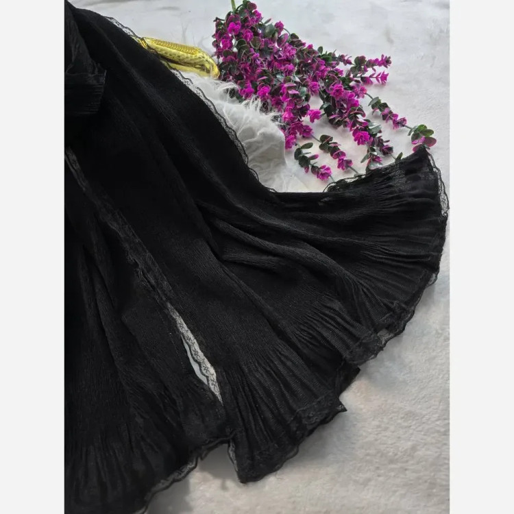 شال مجلسی زنانه طرح درختی ابعاد 70 در 180 سانتیمتر