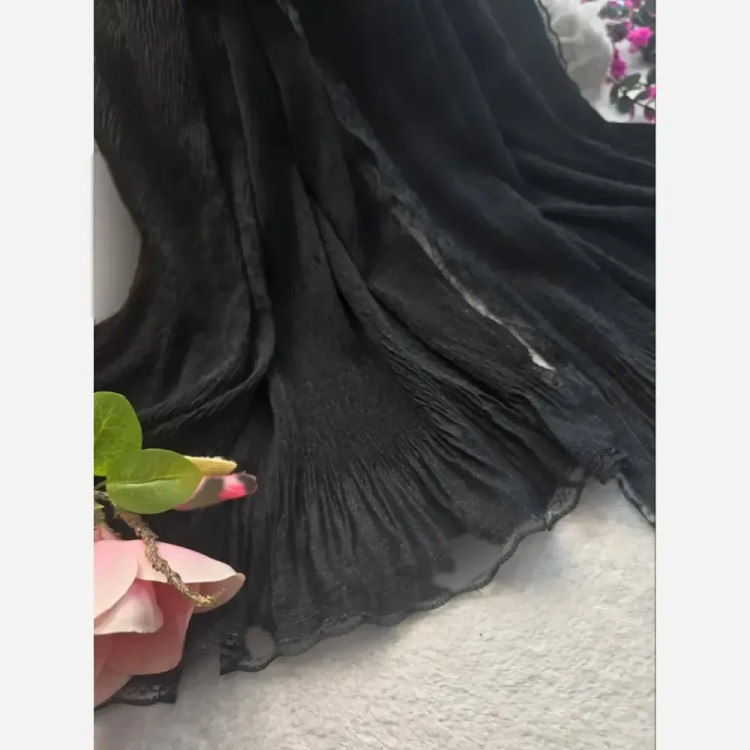 شال مجلسی زنانه طرح درختی ابعاد 70 در 180 سانتیمتر