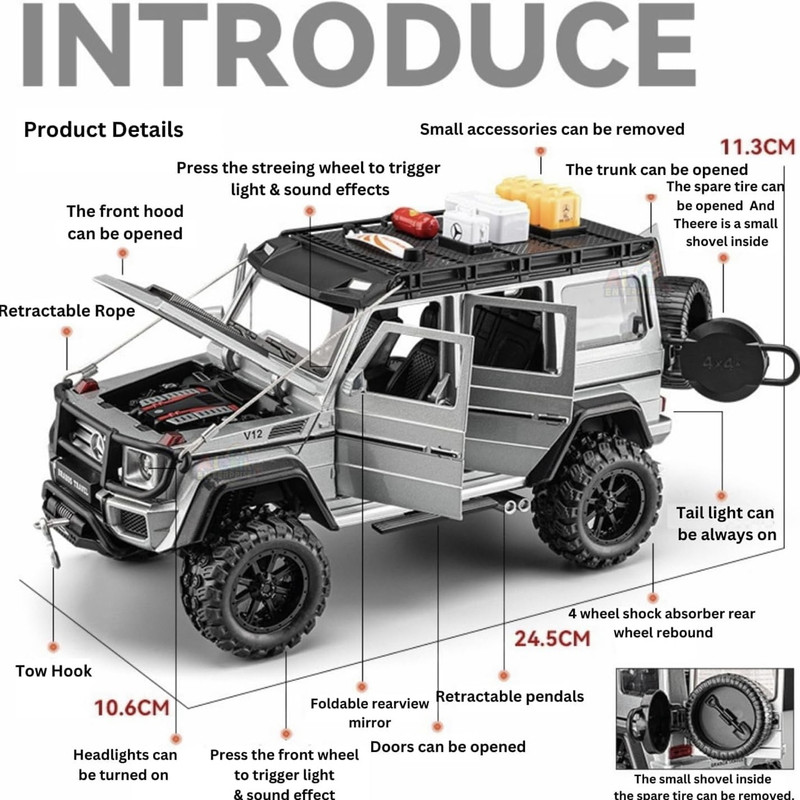 ماشین بازی مدل بنز باراباس G550