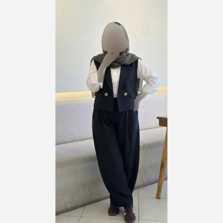 ست وست و شلوار زنانه مدل لیزا جنس کرپ مازراتی هلن درجه یک