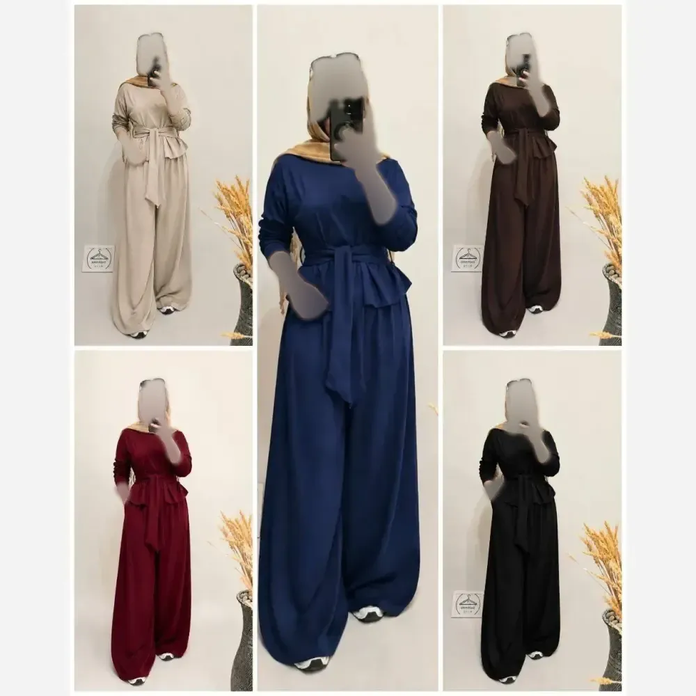 ست شومیز و شلوار زنانه جنس مازراتی هلن درجه یک در 5 رنگ متنوع