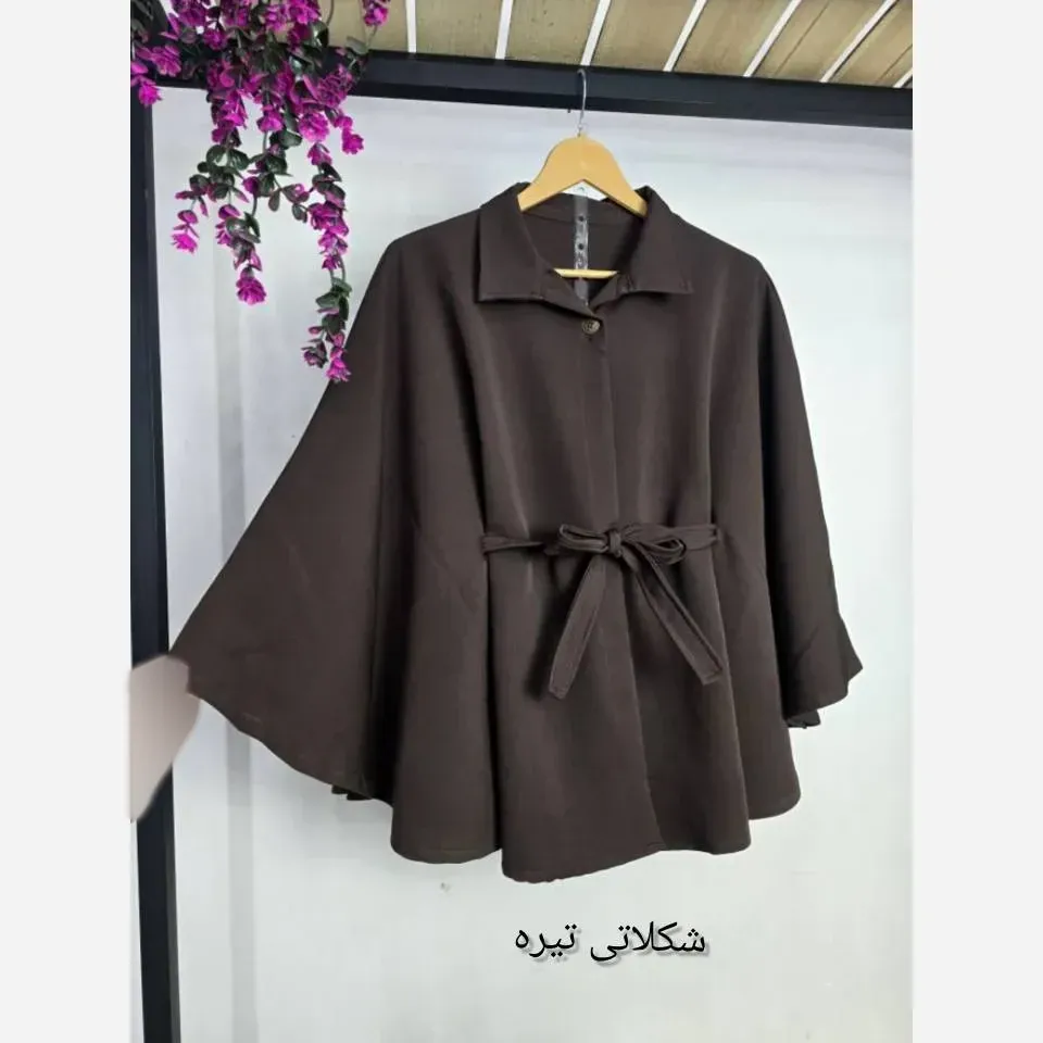 شنل زنانه مدل روژان جنس مازراتی سایز بزرگ فری سایز تا 58