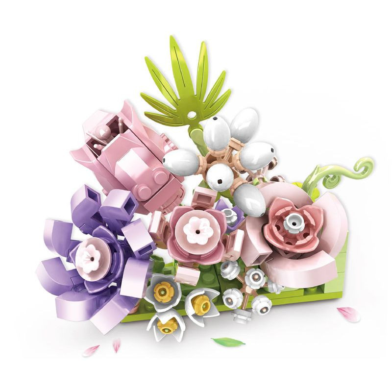 ساختنی 154 تکه ووما طرح Blocks Flower Series کد C20002