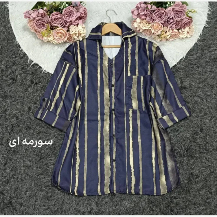 مانتو زنانه مدل نسیم جنس بوگاتی درجه یک فری سایز
