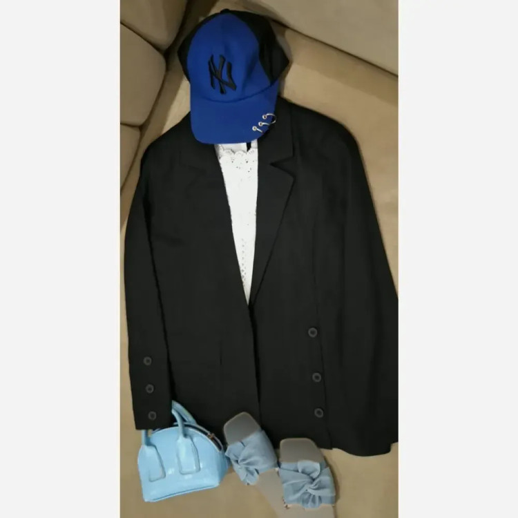 کت زنانه مدل الی جنس لینن درجه یک مناسب سایز 38 تا 54