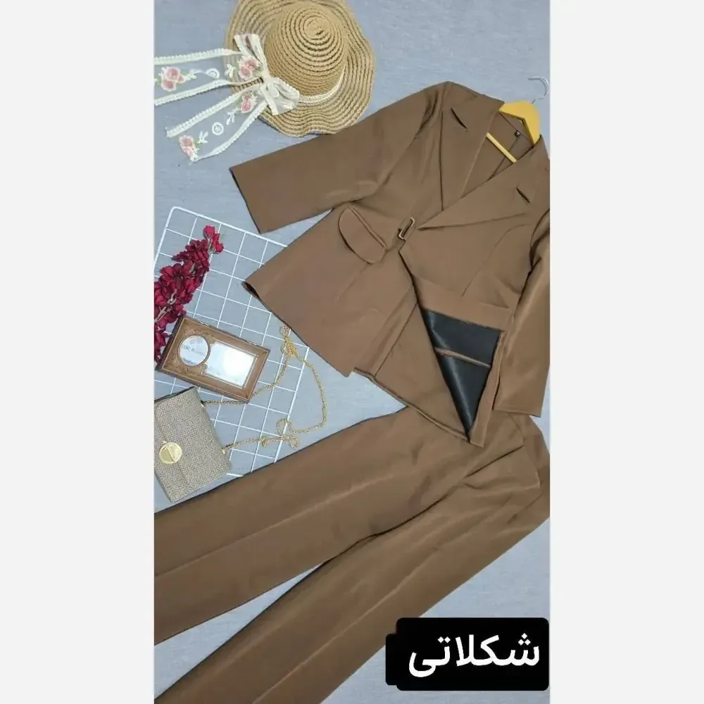 کت و شلوار زنانه مدل بیتا جنس مازراتی در رنگبندی متنوع