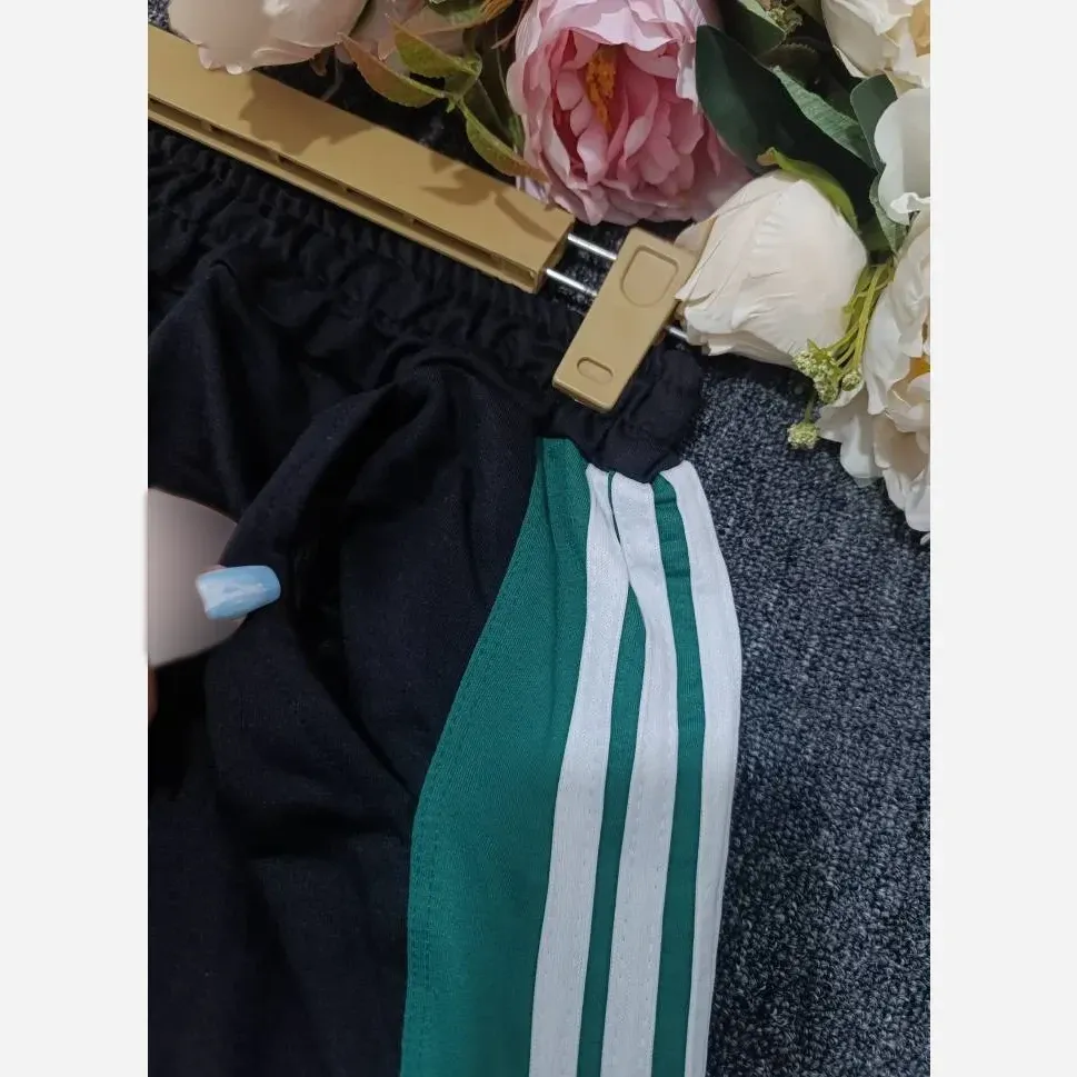 ست تیشرت و شلوار زنانه مدل آدیداس بالنسیاگا جنس گلکسی پنبه فری سایز 38 تا 48
