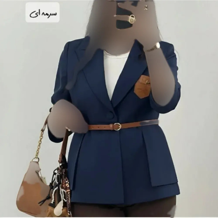 مانتو زنانه مدل ارتمیس جنس مازراتی لایه کوبی شده