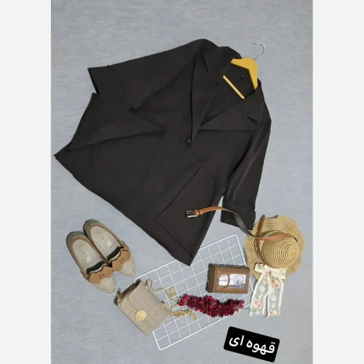 مانتو زنانه مدل ارتمیس جنس مازراتی لایه کوبی شده